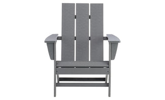 Polywood Slate Grey Modern Adirondack Chair 5